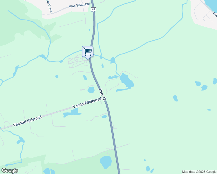 map of restaurants, bars, coffee shops, grocery stores, and more near 14547 Ontario 48 in Whitchurch-Stouffville