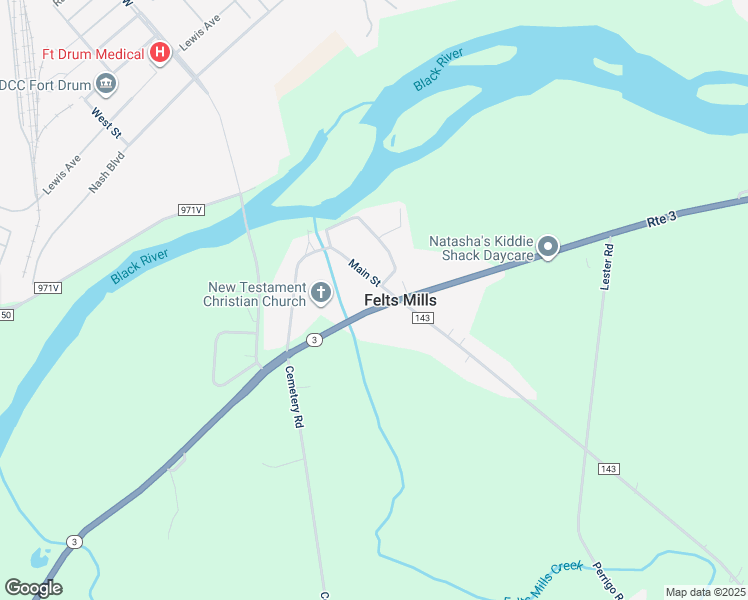 map of restaurants, bars, coffee shops, grocery stores, and more near 30743 New York 3 in Felts Mills