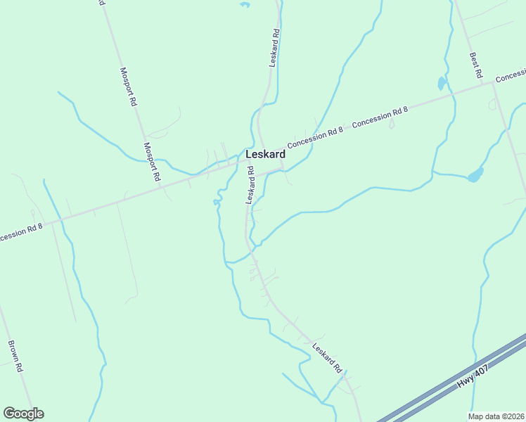 map of restaurants, bars, coffee shops, grocery stores, and more near 7805 Leskard Road in Leskard