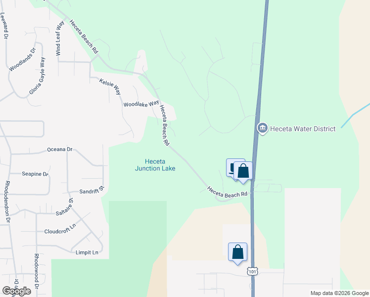 map of restaurants, bars, coffee shops, grocery stores, and more near 5159 Heceta Beach Road in Florence