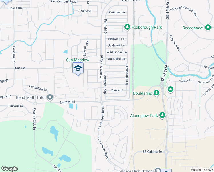 map of restaurants, bars, coffee shops, grocery stores, and more near 20603 Wild Rose Lane in Bend