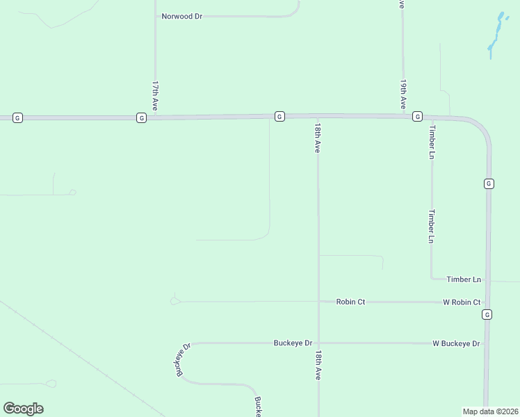 map of restaurants, bars, coffee shops, grocery stores, and more near 5258 Saint Joseph's Way in Necedah