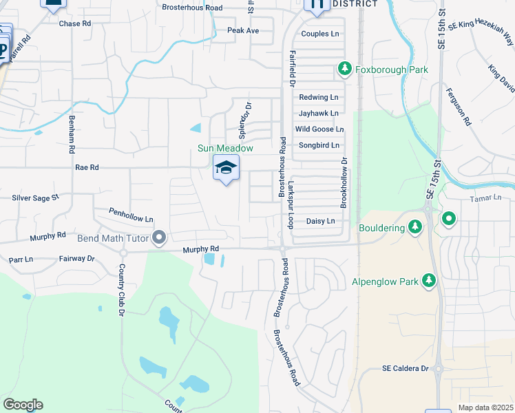 map of restaurants, bars, coffee shops, grocery stores, and more near 20561 Basket Flower Place in Bend