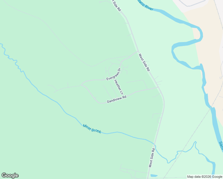 map of restaurants, bars, coffee shops, grocery stores, and more near 64 Willow Road in Conway