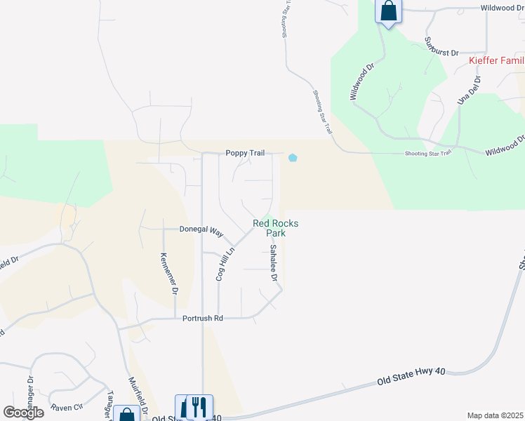 map of restaurants, bars, coffee shops, grocery stores, and more near 6469 Cog Hill Lane in Rapid City