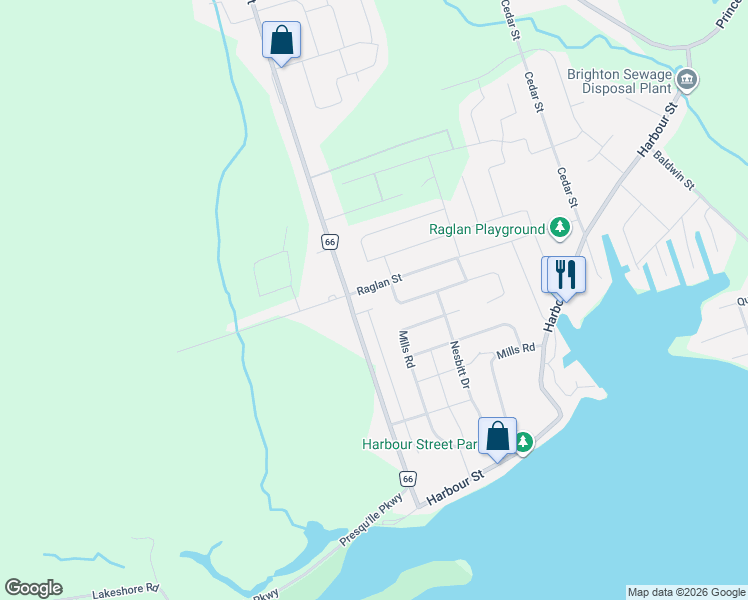 map of restaurants, bars, coffee shops, grocery stores, and more near 6 Cooper Court in Brighton