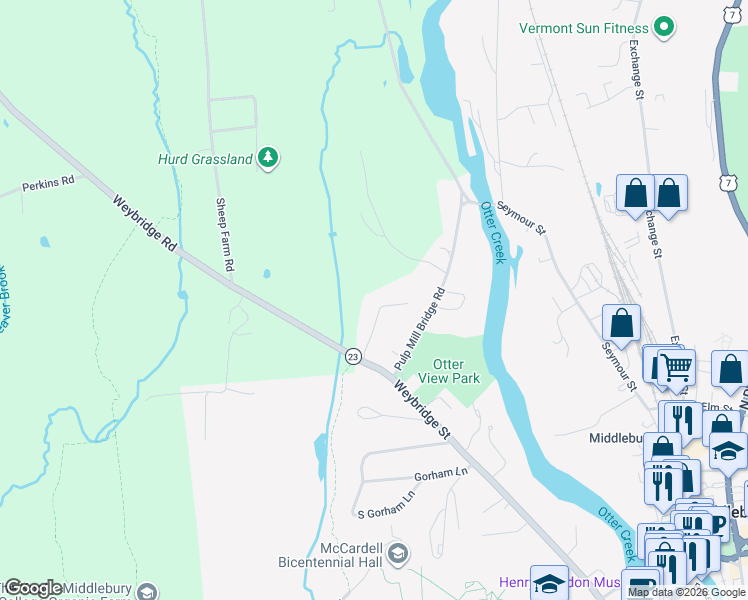 map of restaurants, bars, coffee shops, grocery stores, and more near 141 Pleasant View Terrace in Weybridge