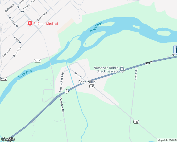 map of restaurants, bars, coffee shops, grocery stores, and more near 24406 Back St in Felts Mills