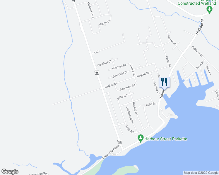 map of restaurants, bars, coffee shops, grocery stores, and more near 283 Raglan Street in Brighton
