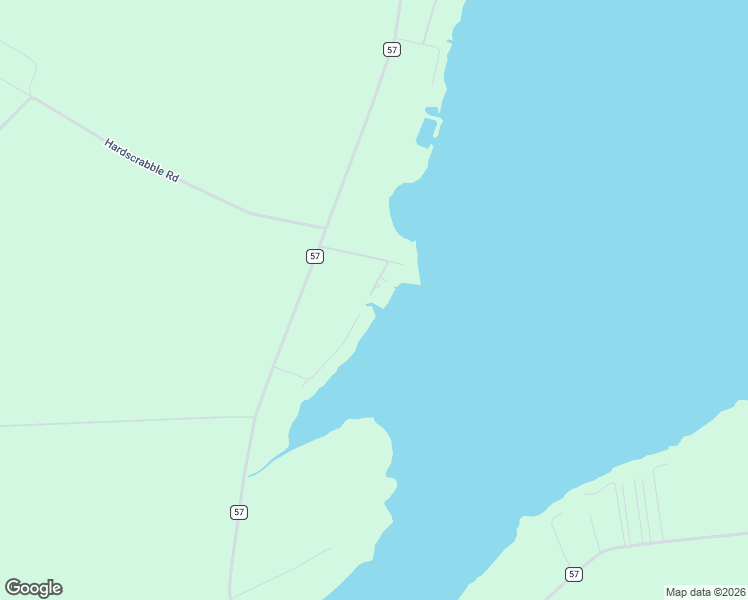 map of restaurants, bars, coffee shops, grocery stores, and more near 24576 Fire Road 25 South in Three Mile Bay