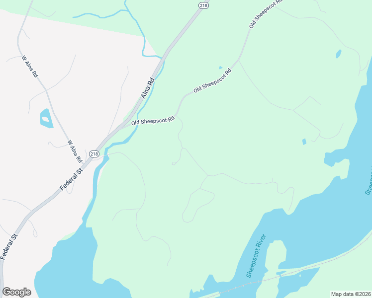 map of restaurants, bars, coffee shops, grocery stores, and more near River Point Road in Wiscasset