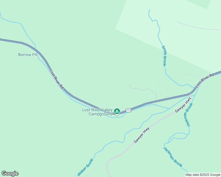 map of restaurants, bars, coffee shops, grocery stores, and more near Lost River Road in Woodstock