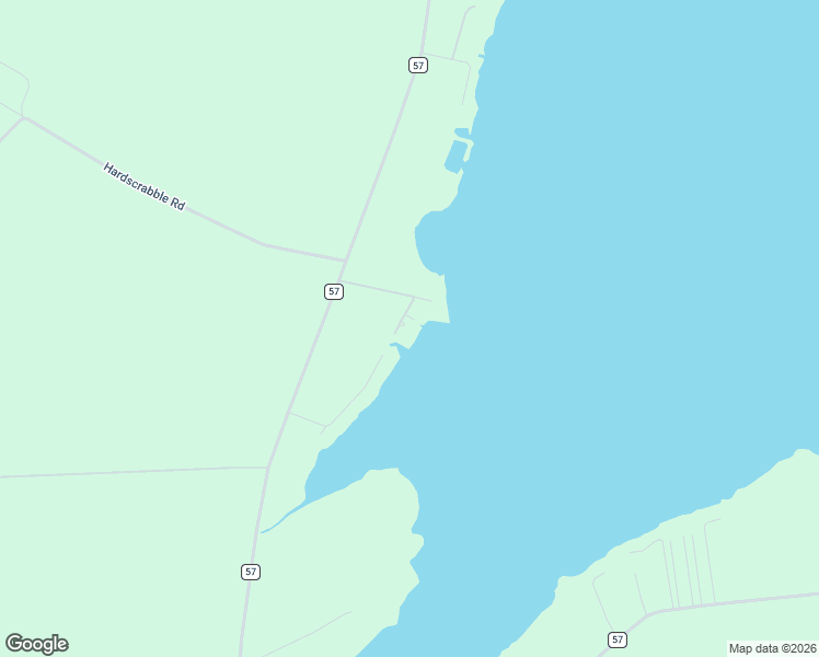 map of restaurants, bars, coffee shops, grocery stores, and more near 24576 Fire Road 25 South in Three Mile Bay