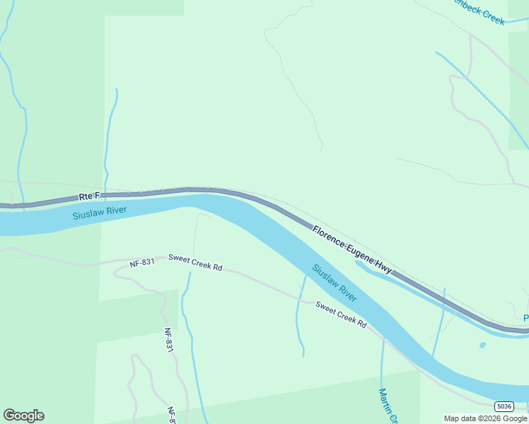 map of restaurants, bars, coffee shops, grocery stores, and more near 10298 Oregon 126 in Mapleton