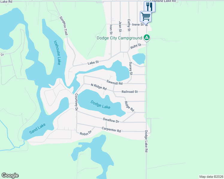 map of restaurants, bars, coffee shops, grocery stores, and more near 6759 Sawmill Road in Harrison