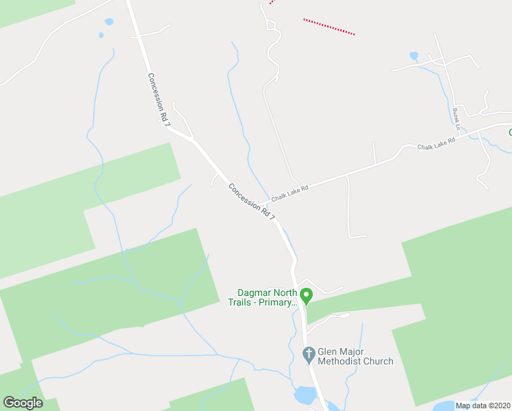 map of restaurants, bars, coffee shops, grocery stores, and more near 1999 Concession Road 7 in Goodwood