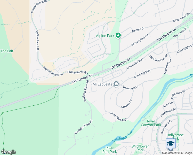 map of restaurants, bars, coffee shops, grocery stores, and more near 19330 South West Laurelhurst Way in Bend