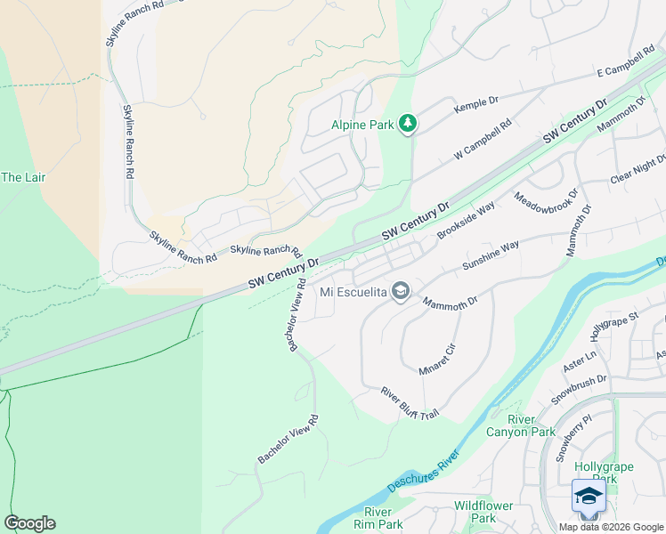 map of restaurants, bars, coffee shops, grocery stores, and more near 19330 South West Laurelhurst Way in Bend