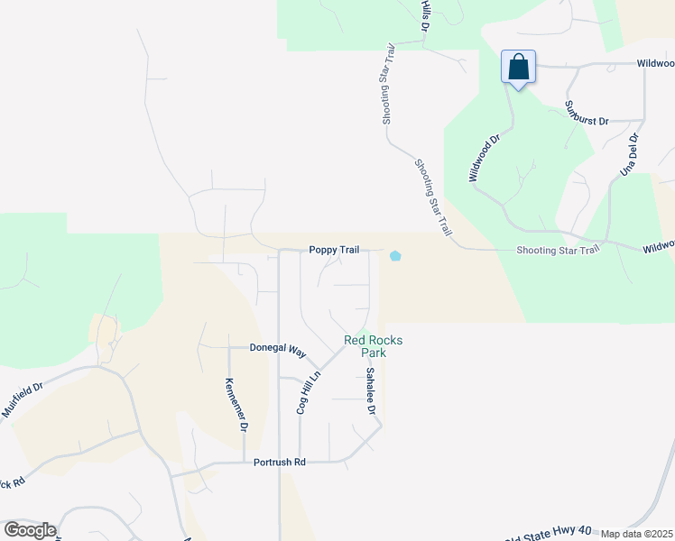 map of restaurants, bars, coffee shops, grocery stores, and more near 6203 Poppy Court in Rapid City