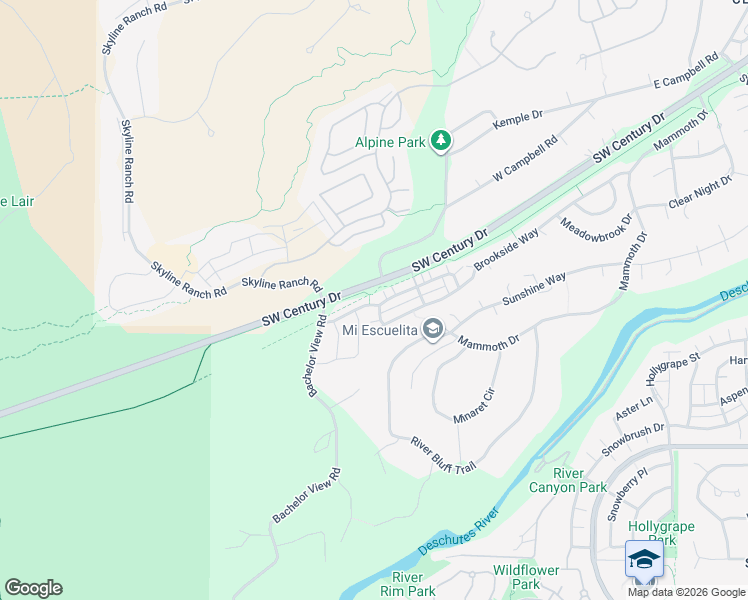 map of restaurants, bars, coffee shops, grocery stores, and more near 19330 South West Laurelhurst Way in Bend