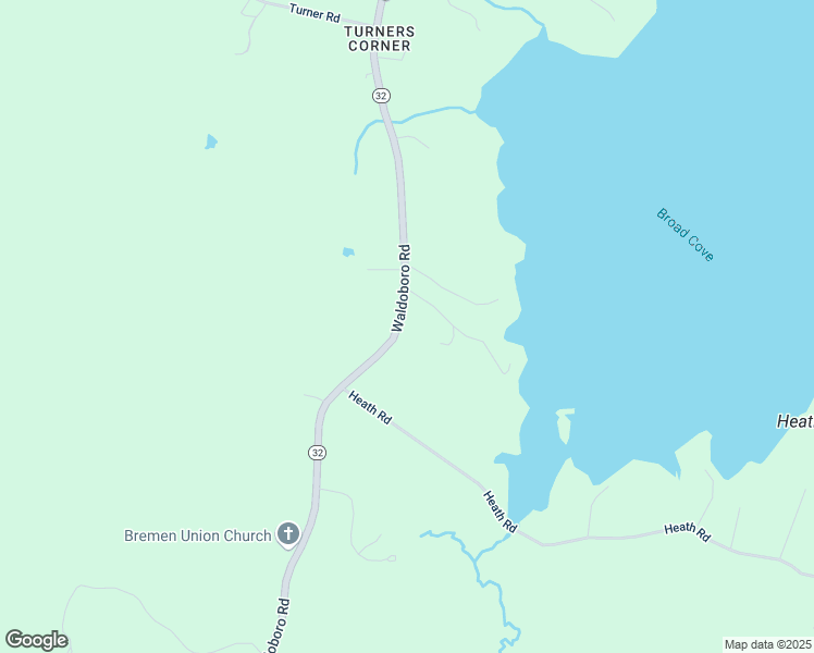 map of restaurants, bars, coffee shops, grocery stores, and more near 416 Waldoboro Road in Bremen