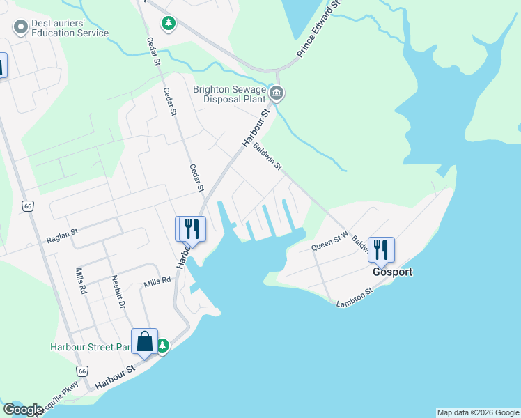 map of restaurants, bars, coffee shops, grocery stores, and more near 12 Rogers Road in Brighton