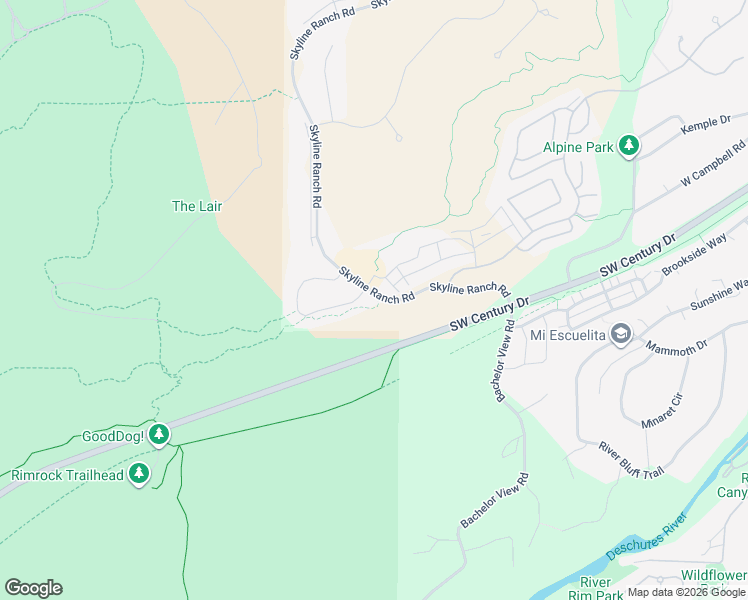 map of restaurants, bars, coffee shops, grocery stores, and more near 61239 Tetherow Drive in Bend