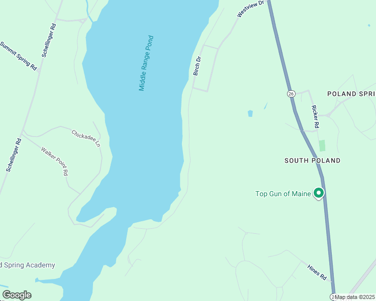 map of restaurants, bars, coffee shops, grocery stores, and more near 137 Birch Drive in Poland