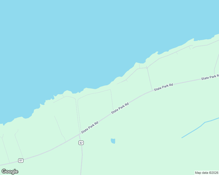 map of restaurants, bars, coffee shops, grocery stores, and more near 6297-6305 Fire Road 40 in Three Mile Bay