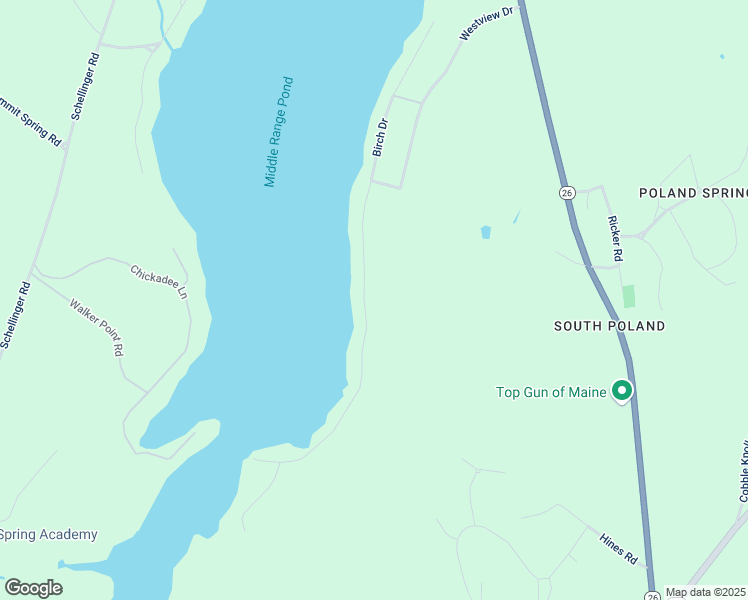 map of restaurants, bars, coffee shops, grocery stores, and more near 137 Birch Drive in Poland