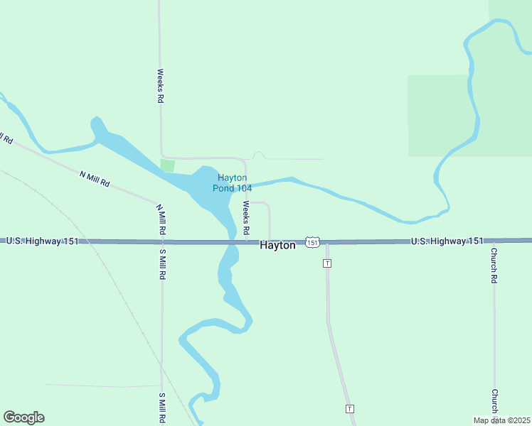 map of restaurants, bars, coffee shops, grocery stores, and more near N3733 Washington Street in Chilton