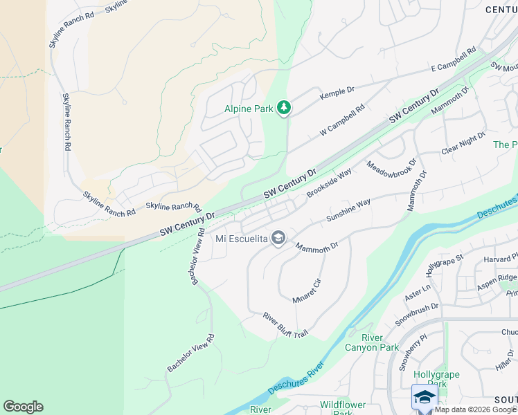 map of restaurants, bars, coffee shops, grocery stores, and more near 19350 South West Laurelhurst Way in Bend