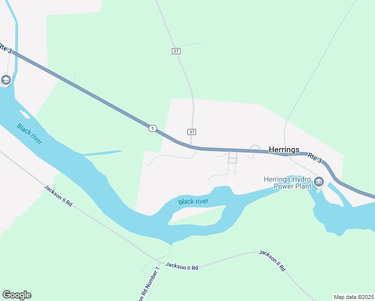 map of restaurants, bars, coffee shops, grocery stores, and more near 35554 State Route 3 in Herrings