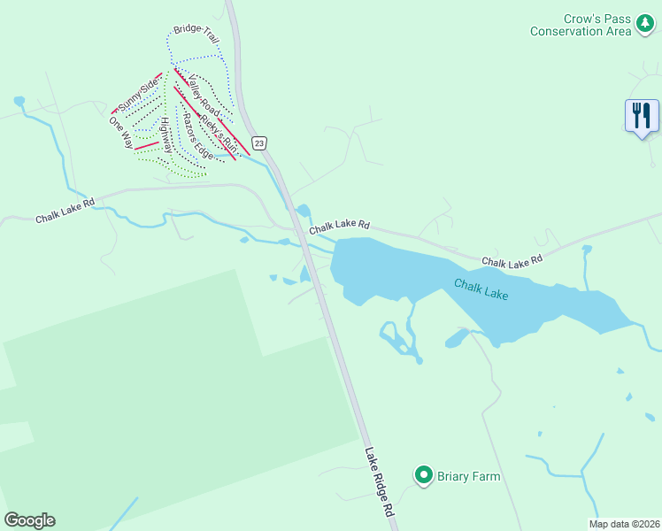 map of restaurants, bars, coffee shops, grocery stores, and more near 11171 Durham Regional Road 23 in Port Perry