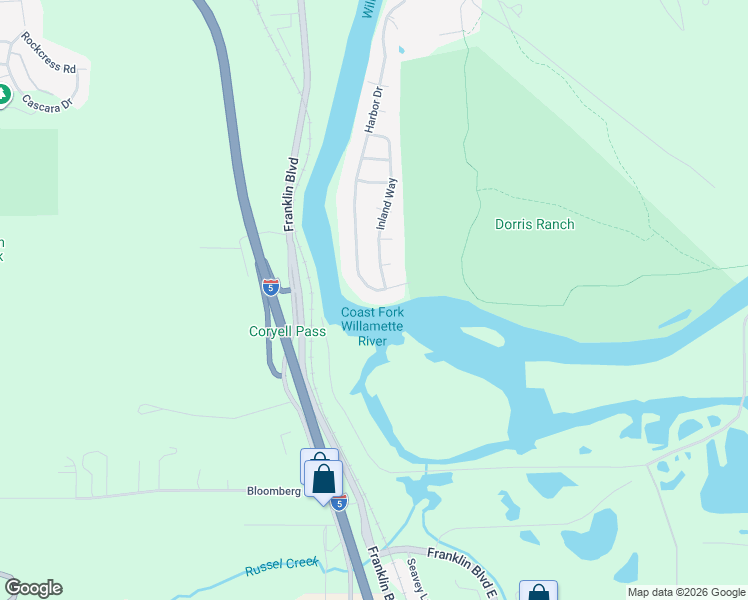 map of restaurants, bars, coffee shops, grocery stores, and more near 2080 Harbor Drive in Springfield