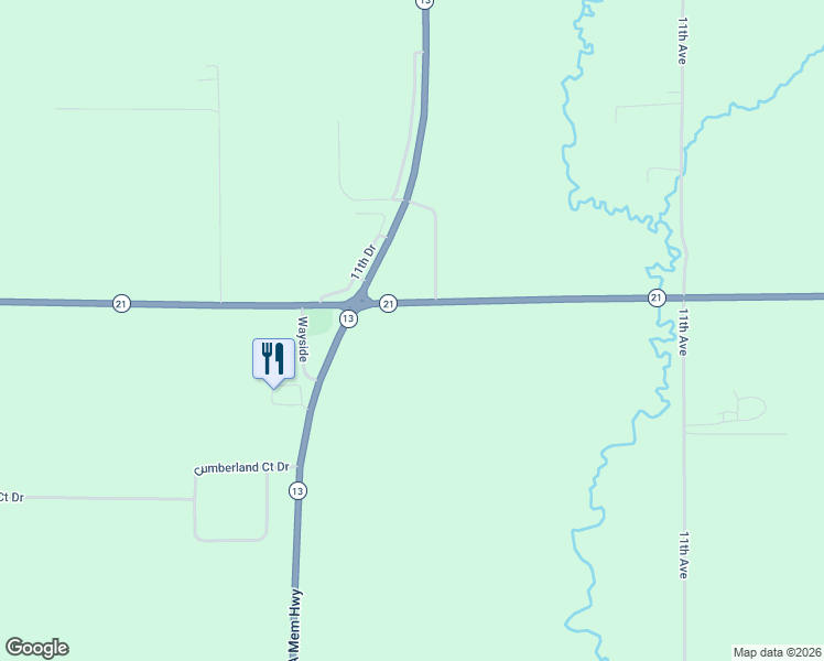 map of restaurants, bars, coffee shops, grocery stores, and more near 1145 Wisconsin 21 in Friendship