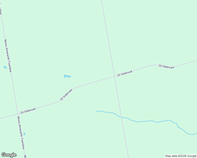 map of restaurants, bars, coffee shops, grocery stores, and more near 386113 20 Sideroad in Mono