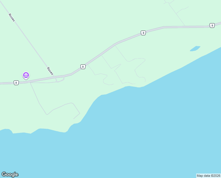 map of restaurants, bars, coffee shops, grocery stores, and more near 102 Dorenberg Lane in Prince Edward County