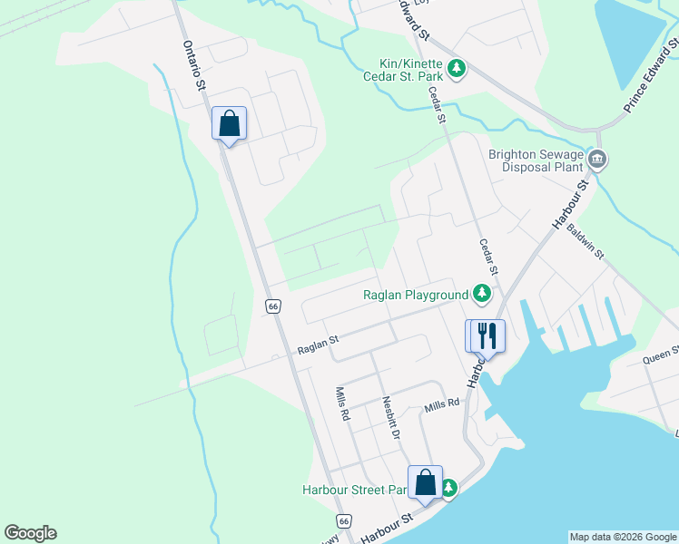 map of restaurants, bars, coffee shops, grocery stores, and more near 14 Fox Den Drive in Brighton