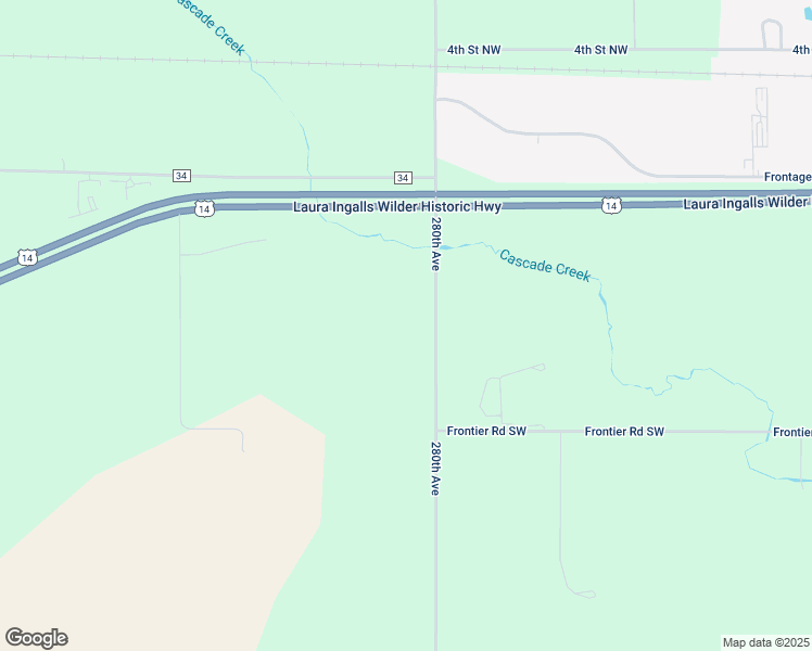 map of restaurants, bars, coffee shops, grocery stores, and more near 63815 280th Avenue in Byron