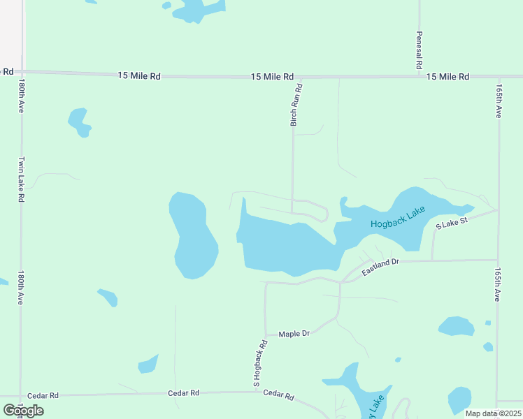 map of restaurants, bars, coffee shops, grocery stores, and more near 135 Pine View Road in Le Roy