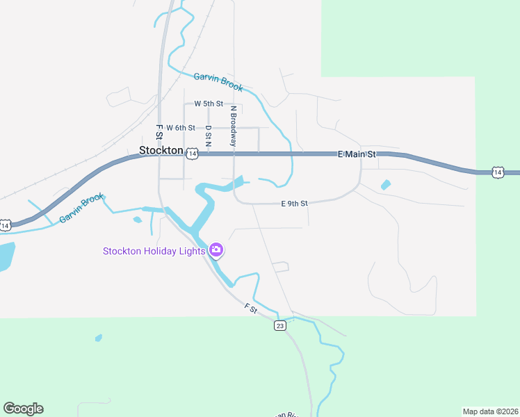 map of restaurants, bars, coffee shops, grocery stores, and more near 8220 East 9th Street in Stockton