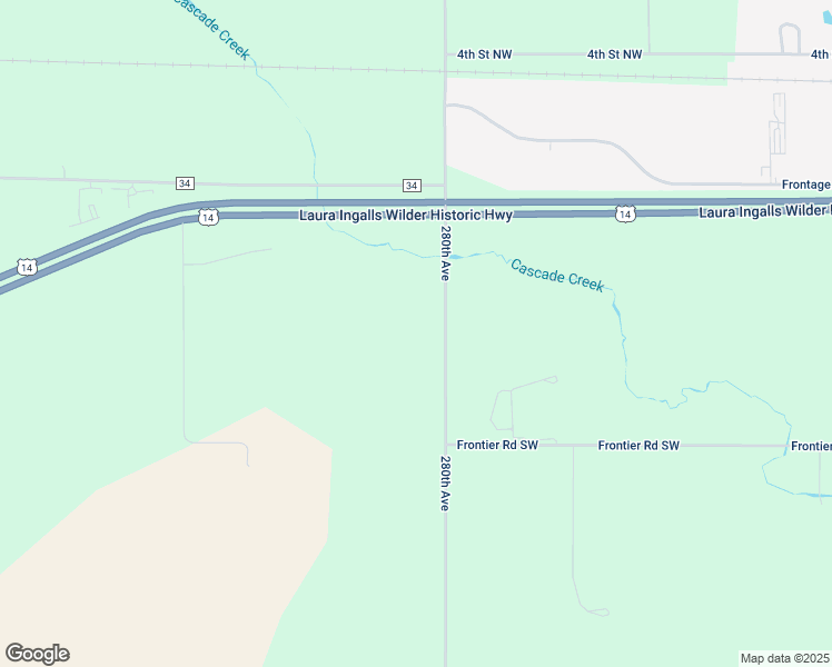 map of restaurants, bars, coffee shops, grocery stores, and more near 63815 280th Avenue in Byron