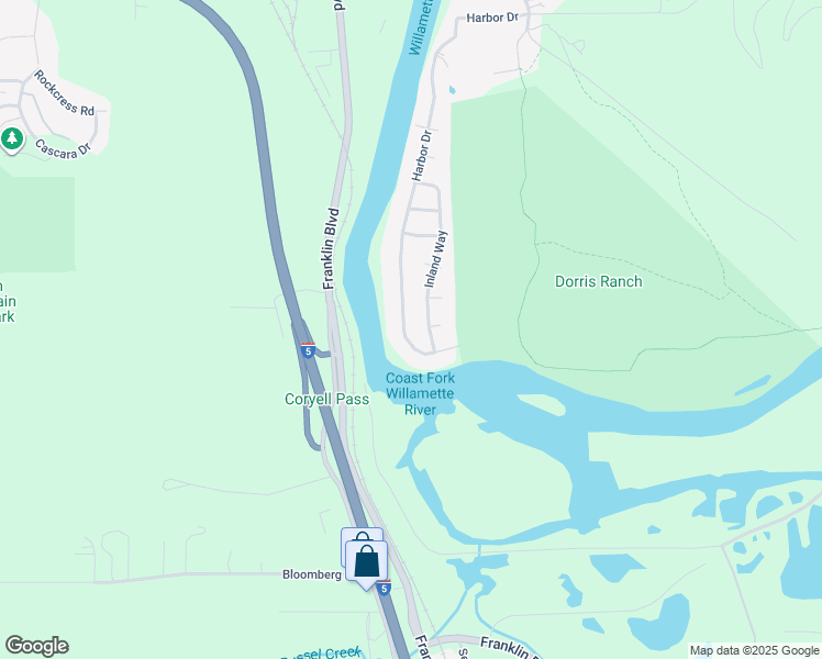 map of restaurants, bars, coffee shops, grocery stores, and more near 2045 Harbor Drive in Springfield