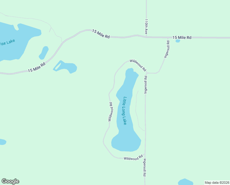 map of restaurants, bars, coffee shops, grocery stores, and more near 14620 Wildwood Road in Evart