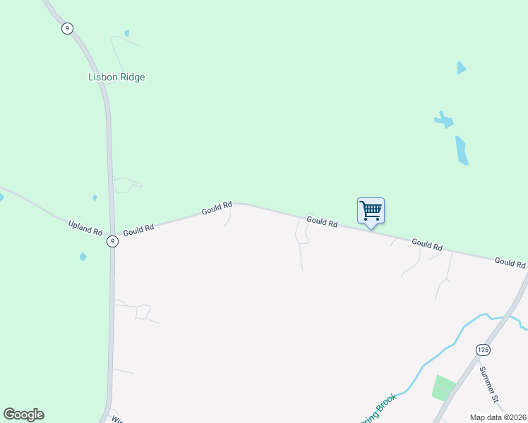 map of restaurants, bars, coffee shops, grocery stores, and more near 51 Gould Road in Lisbon