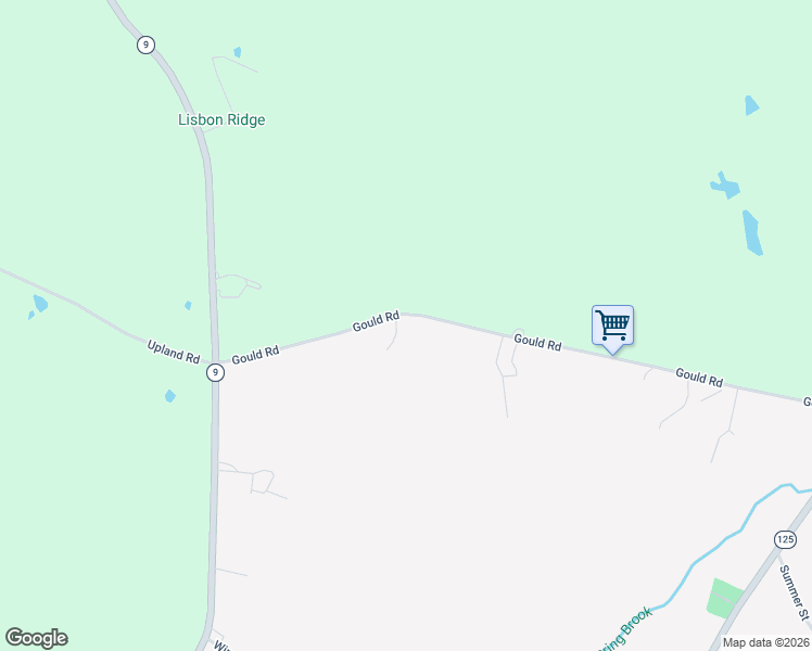 map of restaurants, bars, coffee shops, grocery stores, and more near 51 Gould Road in Lisbon