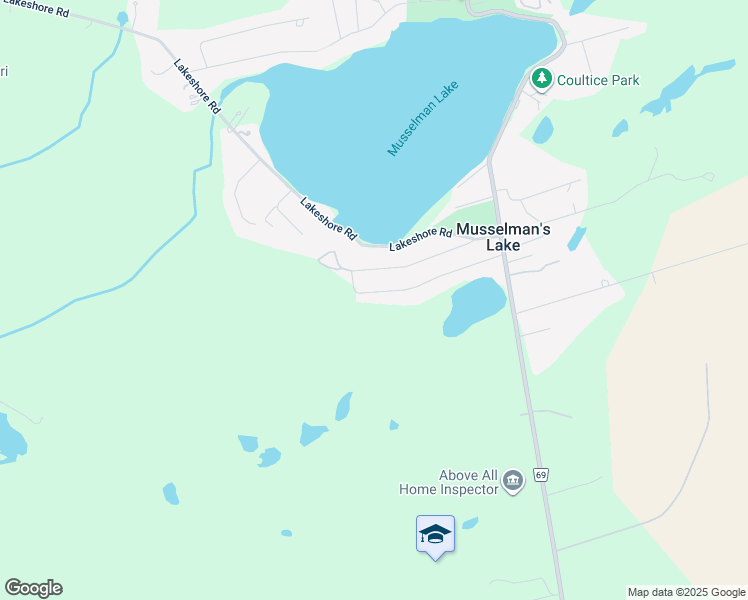 map of restaurants, bars, coffee shops, grocery stores, and more near 67 Valley Road in Whitchurch-Stouffville