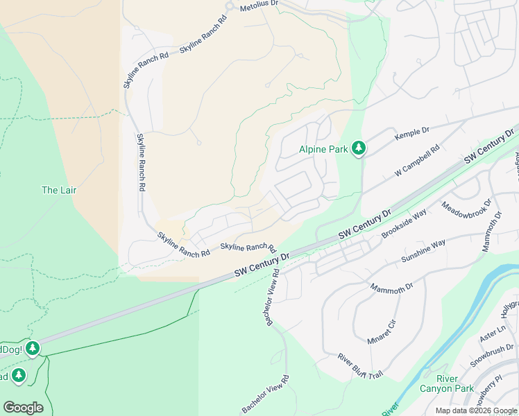 map of restaurants, bars, coffee shops, grocery stores, and more near 19255 Solomon Drive in Bend
