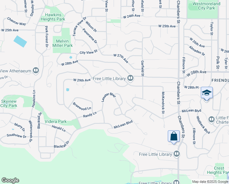 map of restaurants, bars, coffee shops, grocery stores, and more near 2272 Lasater Boulevard in Eugene